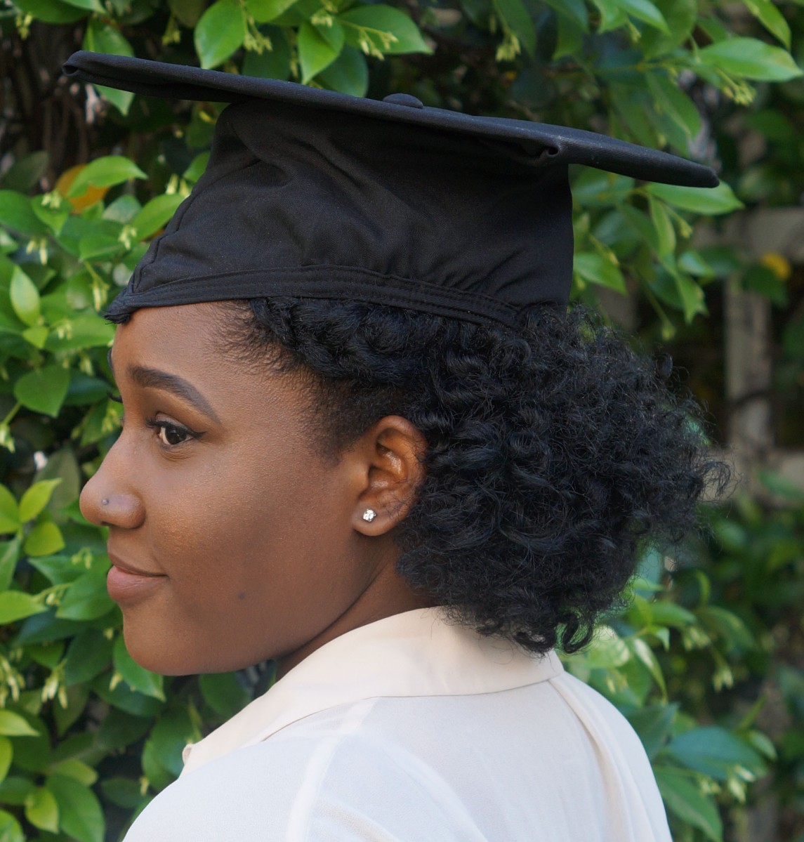 Graduation Natural Hairstyles that will Fit Under a Grad Cap: Collab with  Spookieloo! – Fresh Kinks by Rachael Dion